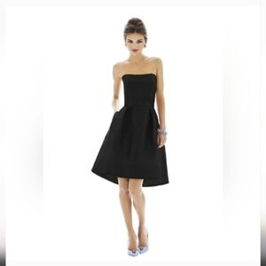 Alfred Sung Black Cocktail Dress